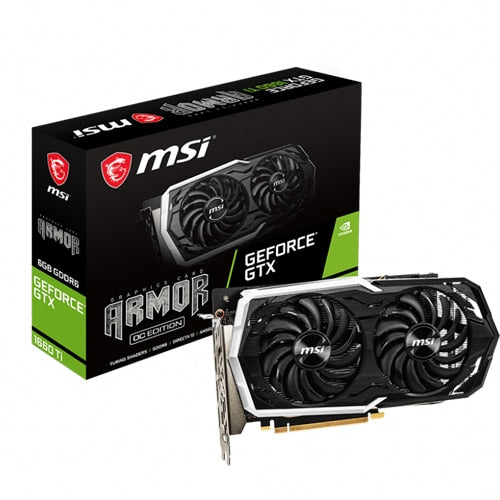 MSI – GTX 1660 Ti Armor OC – 6GB GDDR6 – Gaming Graphics Card