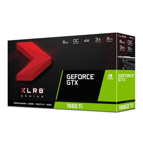 PNY – GTX 1660 Ti – XLR8 Overclocked Edition – 6GB GDDR6 – Gaming Graphics Card