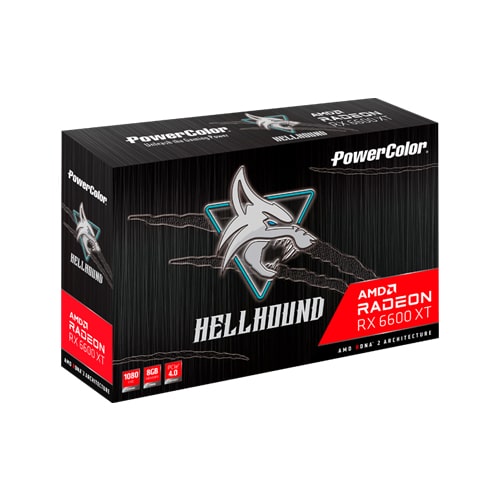 PowerColor Hellhound RX 6600 XT – 8GB GDDR6 – Gaming Graphics Card