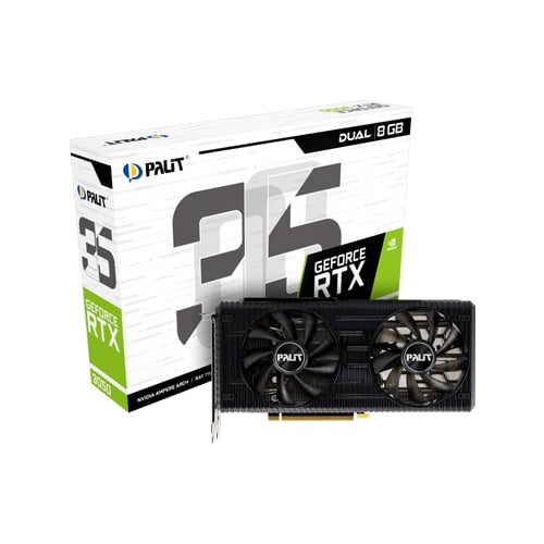 Palit – RTX 3050 Dual – 8GB GDDR6 – Gaming Graphics Card