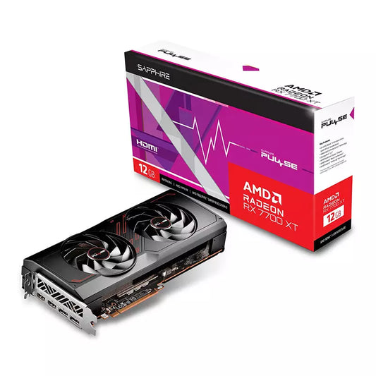 Sapphire AMD Radeon RX 7700 XT PULSE 12GB GDDR6 Video Card, FSR 3