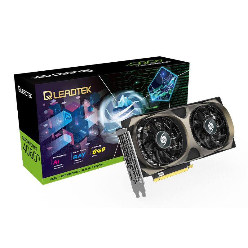Leadtek WinFast GeForce RTX 4060 Ti HURRICANE 8GB GDDR6X Graphics Card, DLSS 3
