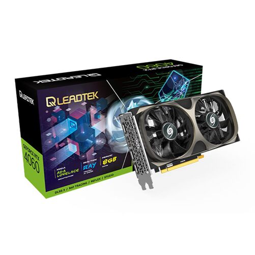 Leadtek WinFast GeForce RTX 4060 HURRICANE 8GB GDDR6X Graphics Card, DLSS 3