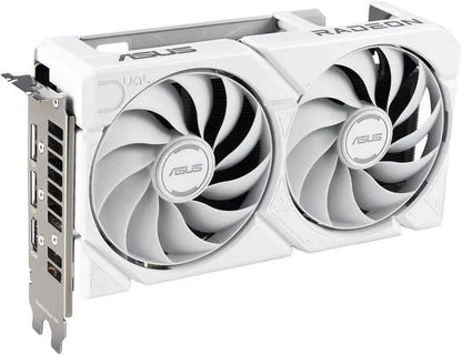 Alt view image 3 of 14 - ASUS Dual Radeon RX 9060 XT 16GB GDDR6 PCI Express 5.0 x16 ATX Graphics Card DUAL-RX9060XT-16G-WHITE