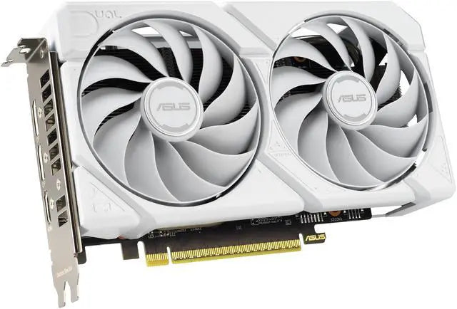 Alt view image 5 of 14 - ASUS Dual Radeon RX 9060 XT 16GB GDDR6 PCI Express 5.0 x16 ATX Graphics Card DUAL-RX9060XT-16G-WHITE
