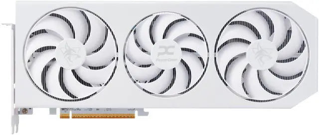 Main image of PowerColor Hellhound Radeon RX 9070 XT 16GB GDDR6 PCI Express 5.0 x16 Graphics CARD Hellhound Spectral White AMD Radeon RX 9070 XT 16GB GDDR6