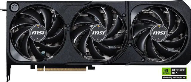 Alt view image 2 of 12 - MSI SHADOW GeForce RTX 5070 Ti 16GB GDDR7 PCI Express 5.0 ATX Graphics Card RTX 5070 TI 16G SHADOW 3X OC