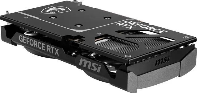 Alt view image 8 of 11 - MSI Ventus GeForce RTX 5060 Ti 16GB GDDR7 PCI Express 5.0 x16 (use x8) Graphics Card (RTX 5060 Ti 16G VENTUS 2X OC BLACK PLUS)