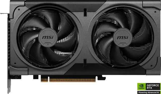 Alt view image 2 of 11 - MSI Ventus GeForce RTX 5060 Ti 16GB GDDR7 PCI Express 5.0 x16 (use x8) Graphics Card (RTX 5060 Ti 16G VENTUS 2X OC BLACK PLUS)