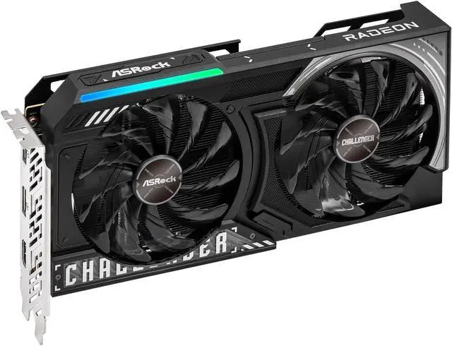 ASRock Challenger Radeon RX 9060 XT 16GB GDDR6 PCI Express 5.0 x16 Graphics Card RX9060XT CL 16GO RX 9060XT