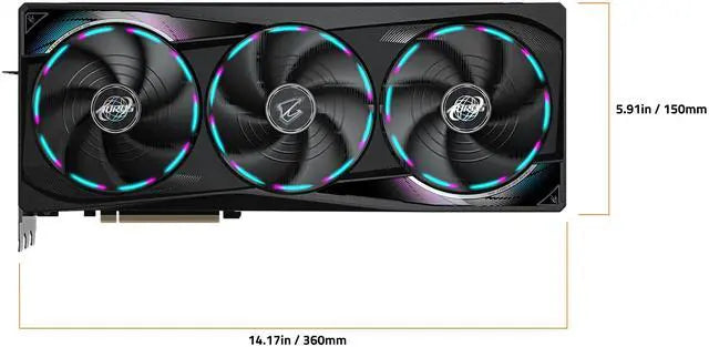 Alt view image 6 of 8 - GIGABYTE AORUS GeForce RTX 5090 32GB GDDR7 PCI Express 5.0 ATX Graphics Card GV-N5090AORUS M-32GD