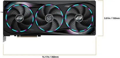 Alt view image 6 of 8 - GIGABYTE AORUS GeForce RTX 5090 32GB GDDR7 PCI Express 5.0 ATX Graphics Card GV-N5090AORUS M-32GD
