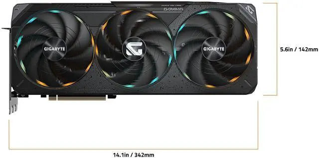 Alt view image 6 of 8 - GIGABYTE Gaming GeForce RTX 5070 Ti 16GB GDDR7 PCI Express 5.0 ATX Graphics Card GV-N507TGAMING OC-16GD