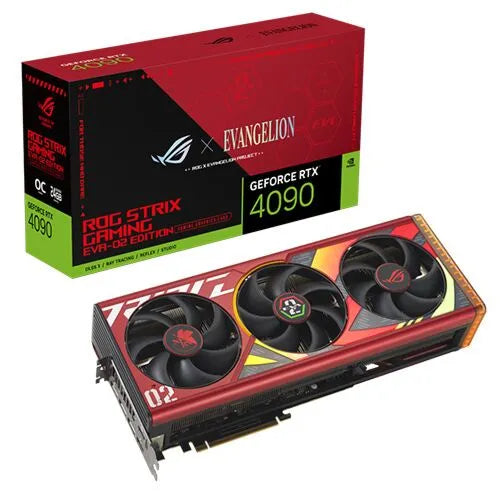 Asus ROG Strix RTX 4090 24GB GDDR6X OC EVA-02 Edition Graphics Card
