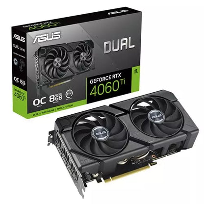 Asus GeForce RTX 4060 Ti Dual EVO 8GB GDDR6 OC Edition Graphics Card, DLSS 3