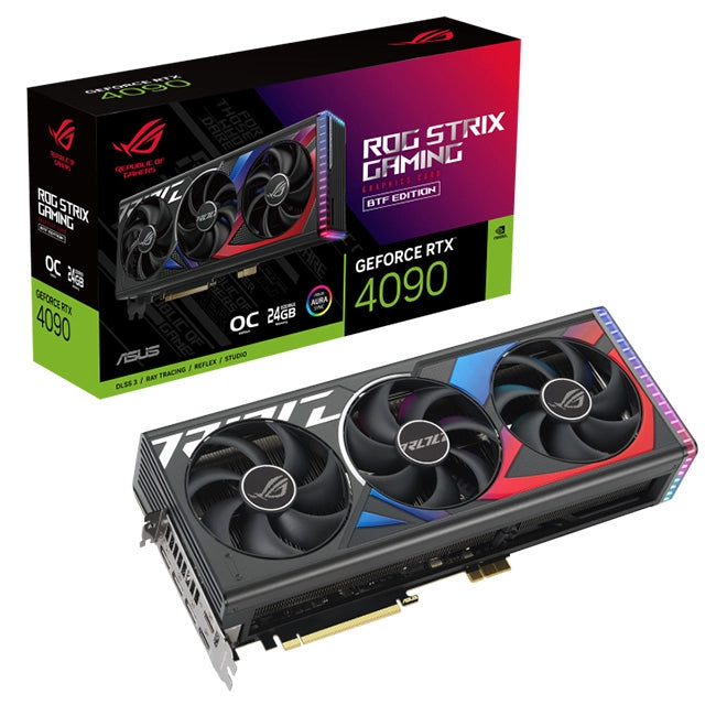 Asus ROG Strix GeForce RTX 4090 BTF OC 24GB ARGB GDDR6X Graphics Card, DLSS 3