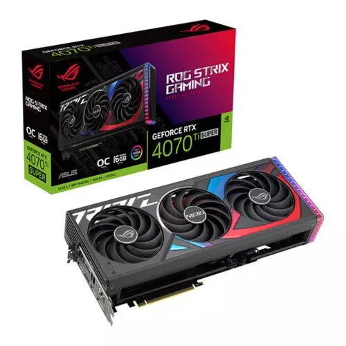 Asus ROG Strix GeForce RTX 4070 Ti SUPER OC 16GB GDDR6X Graphics Card, DLSS 3