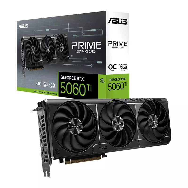 Asus Prime RTX 5060 Ti OC 16GB GDDR7 Graphics Card, DLSS 4