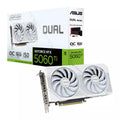 Asus Dual GeForce RTX 5060 Ti OC 16GB GDDR7 Graphics Card – White, DLSS 4
