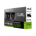 Asus Dual GeForce RTX 5060 8GB OC GDDR7 Graphics Card – Black, DLSS 4