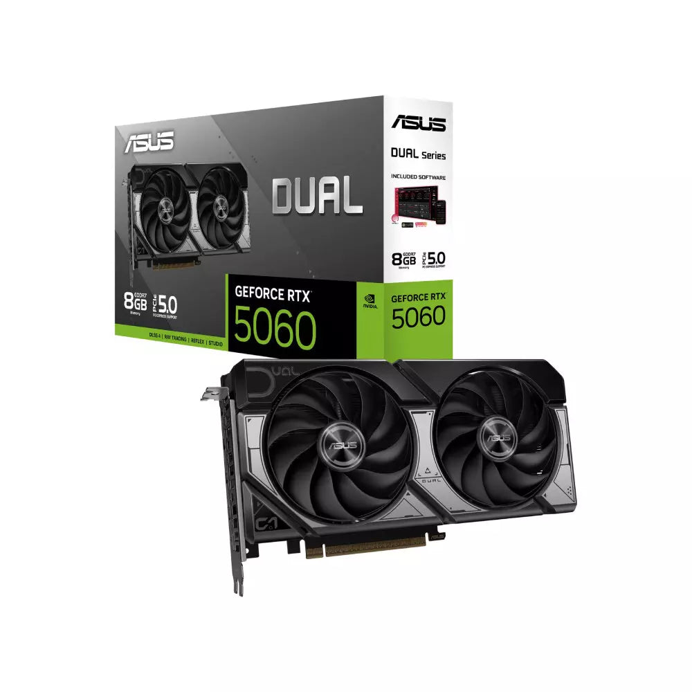 Asus Dual GeForce RTX 5060 8GB GDDR7 Graphics Card, DLSS 4