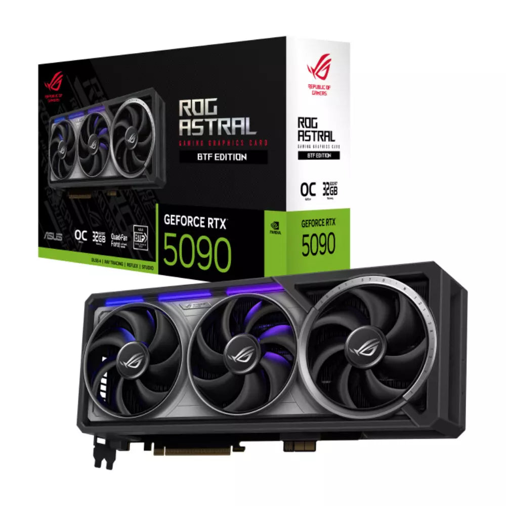 Asus ROG Astral GeForce RTX 5090 32GB GDDR7 BTF OC Graphics Card, DLSS 4