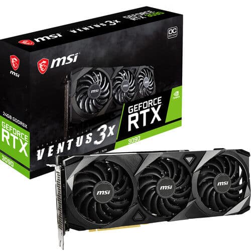 MSI GeForce RTX 3090 VENTUS 3X OC 24G GDDR6X Gaming Graphics Card
