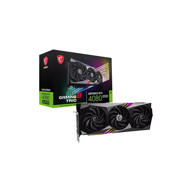 Msi GeForce RTX 4080 Super Gaming X Trio 16GB GDDR6X Graphics Card, DLSS 3
