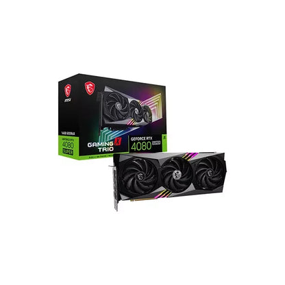 Msi GeForce RTX 4080 Super Gaming X Trio 16GB GDDR6X Graphics Card, DLSS 3