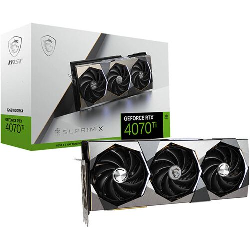 MSI GeForce RTX 4070 Ti SUPRIM X 12GB GDDR6X Graphics Card, DLSS 3