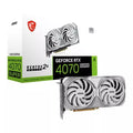 Msi GeForce RTX 4070 SUPER VENTUS 2X OC 12GB GDDR6X Graphics Card – White, DLSS 3