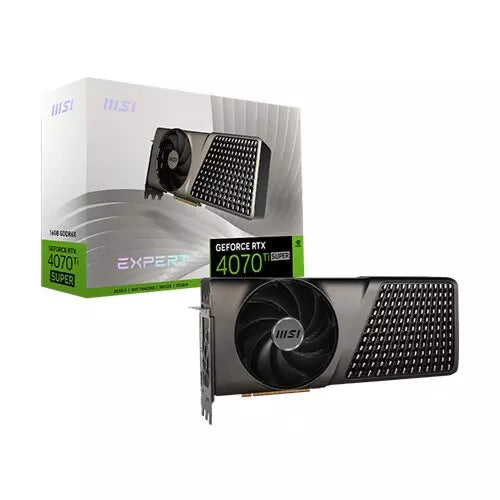 Msi GeForce RTX 4070 Ti SUPER 16G EXPERT GDDR6X Graphics Card, DLSS 3