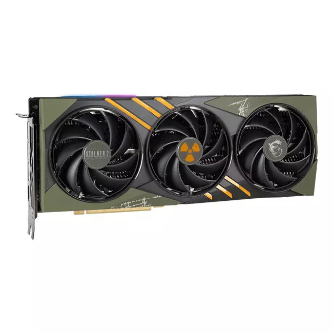 Msi GeForce RTX 4070 Ti Super 16GB GDDR6X Gaming Slim Stalker 2 Edition Graphics Card