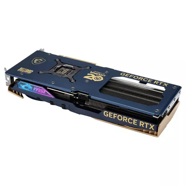 Msi GeForce RTX 4070 Super Gaming Slim 12GB GDDR6X World of Warcraft Edition Graphics Card – Black