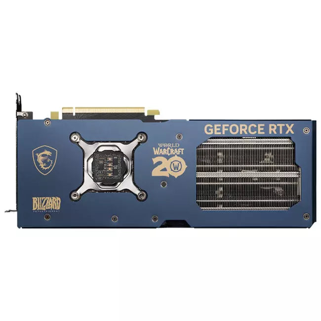 Msi GeForce RTX 4070 Super Gaming Slim 12GB GDDR6X World of Warcraft Edition Graphics Card – Black