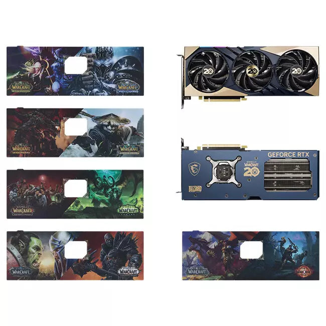Msi GeForce RTX 4070 Super Gaming Slim 12GB GDDR6X World of Warcraft Edition Graphics Card – Black