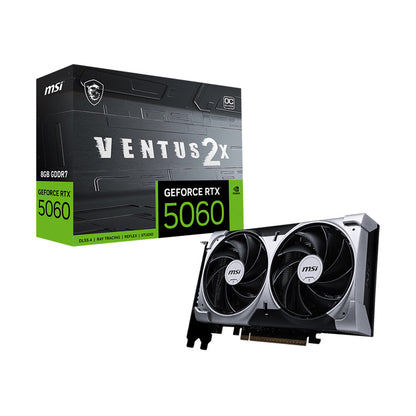 MSI GeForce RTX 5060 8G VENTUS 2X OC Video Card, DLSS 4
