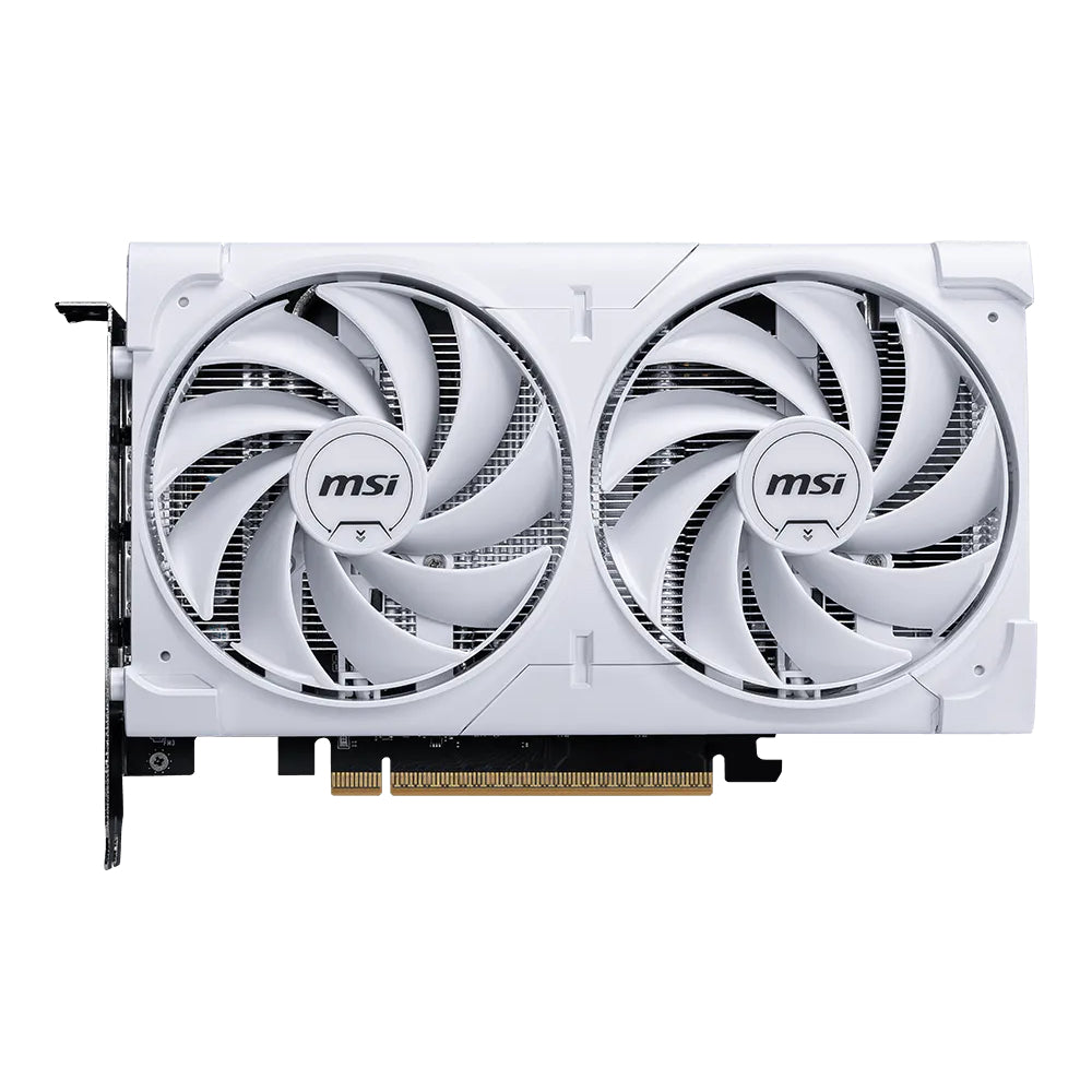 MSI GeForce RTX 5060 8GB GDDR7 VENTUS 2X OC WHITE Graphics Card, DLSS 4