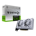MSI GeForce RTX 5060 8GB GDDR7 VENTUS 2X OC WHITE Graphics Card, DLSS 4