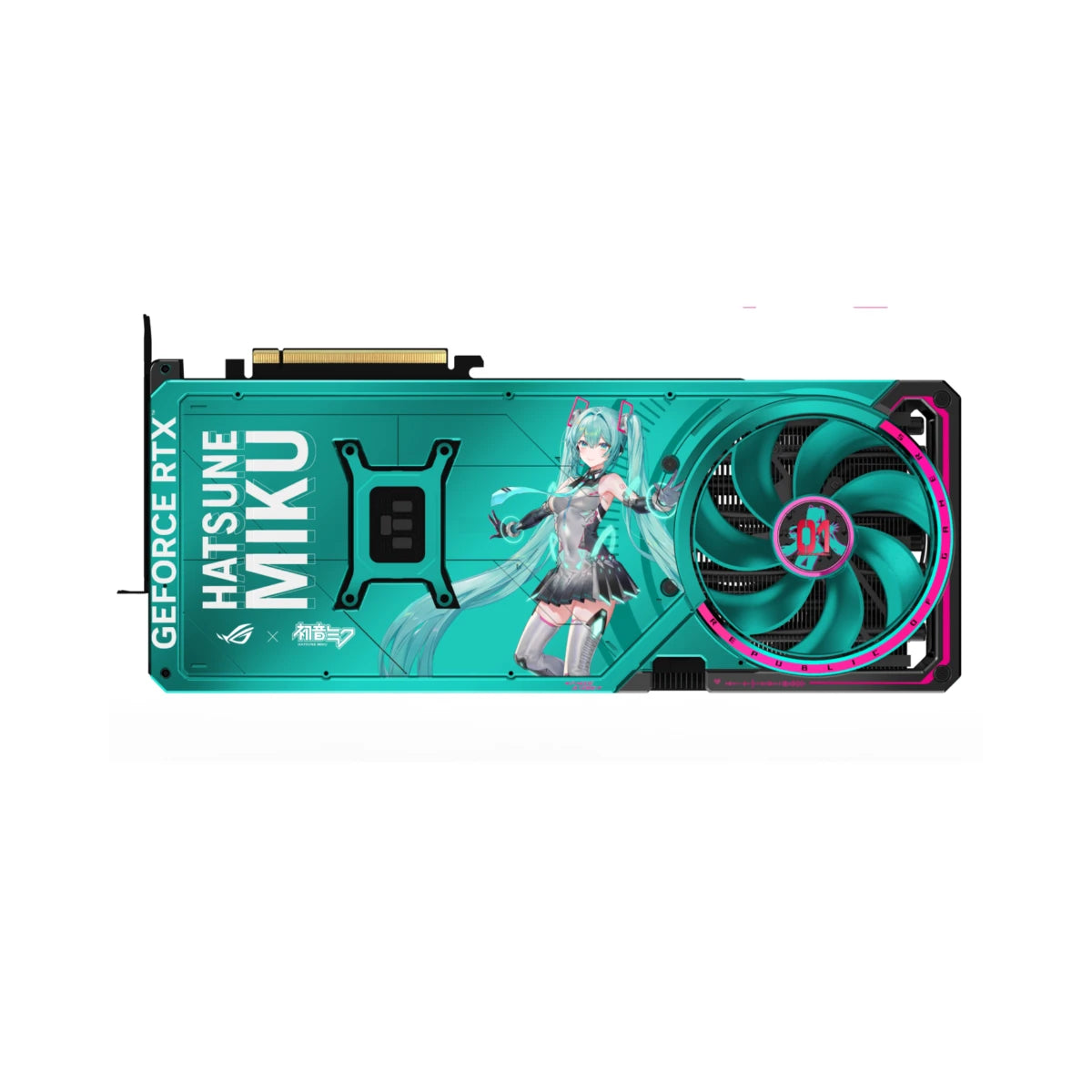 ASUS ROG Astral GeForce RTX 5080 OC HATSUNE Miku Edition Graphics Card, 16GB GDDR7, DLSS 4 - 90YV0LV9-M0NM00
