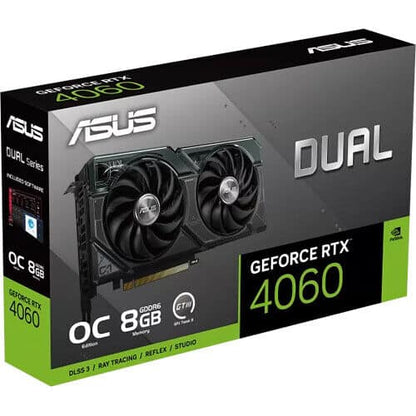 Asus GeForce RTX 4060 Dual OC Edition 8GB GDDR6 Gaming Graphics Card