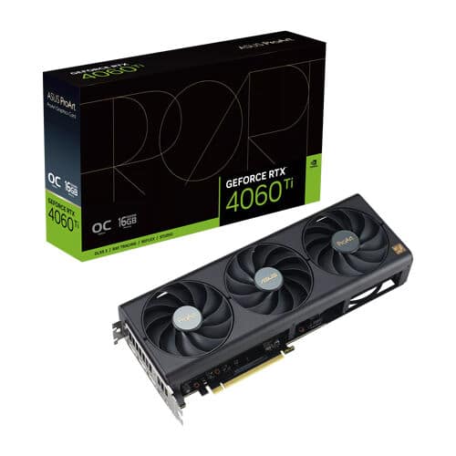 Asus ProArt GeForce RTX 4060 Ti OC Edition 16GB GDDR6 Graphics Card