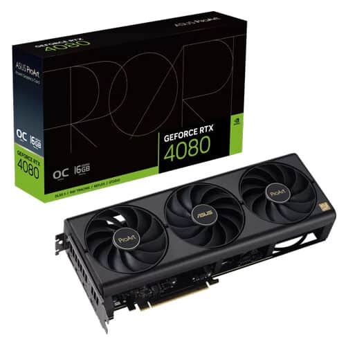 Asus ProArt GeForce RTX 4080 OC Edition 16GB GDDR6X Graphics Card