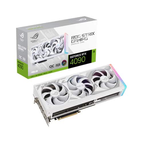 Asus – ROG Strix RTX 4090 White OC – 24GB GDDR6X – Gaming Graphics Card