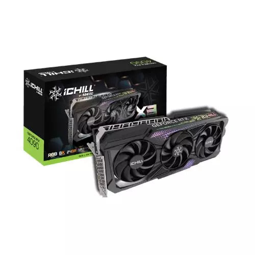Inno3D – GeForce RTX 4090 ICHILL X3 – 24GB GDDR6X – Gaming Graphics Card