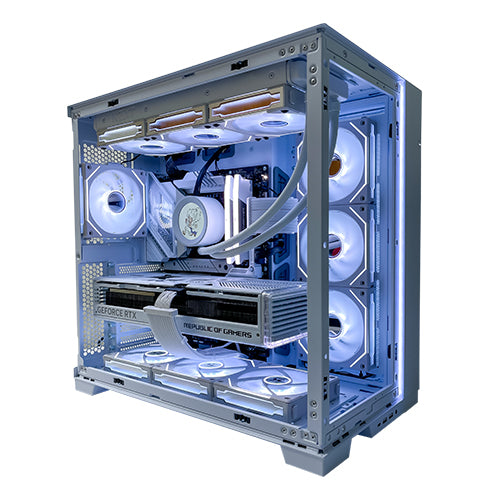 Extreme White Gaming Pc ( Intel I9 14900K,Rtx 4090 24Gb,Ddr5 32Gb Ram,2Tb Nvme Ssd )