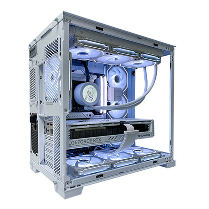 Extreme White Gaming Pc ( Intel I9 14900K,Rtx 4090 24Gb,Ddr5 32Gb Ram,2Tb Nvme Ssd )