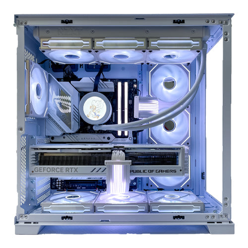 Extreme White Gaming Pc ( Intel I9 14900K,Rtx 4090 24Gb,Ddr5 32Gb Ram,2Tb Nvme Ssd )