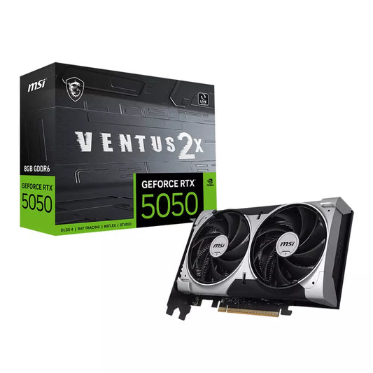 Msi GeForce RTX 5050 VENTUS 2X 8GB GDDR6 Graphics Card, DLSS 4