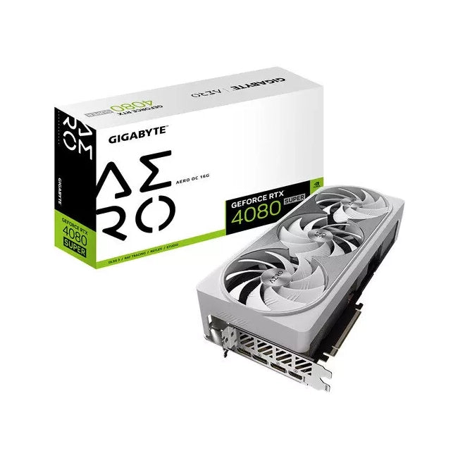 Gigabyte GeForce RTX 4080 Super AERO OC 16GB GDDR6X Graphics Card – White, DLSS 3
